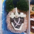 えりちゃお's cooksnap of when they made 仮面ﾗｲﾀﾞｰｺﾞｰｽﾄ～ﾑｻｼ魂～弁当.