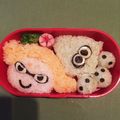 rinhanako's cooksnap of when they made キャラ弁＊スプラトゥーン作ってみなイカ？.