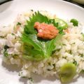 mi◎kitchen's cooksnap of when they made そらまめと明太子の混ぜご飯.