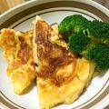 もんまりえ's cooksnap of when they made パンの耳でもちもち・りんごのホットケーキ.