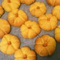 KAREN:'s cooksnap of when they made ハロウィン✾簡単✾かぼちゃのクッキー.