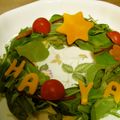 yukot1031's cooksnap of when they made クリスマスリース☆彩りサラダ.
