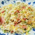 emily1022's cooksnap of when they made ベーコンねぎチャーハン.