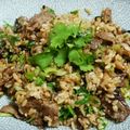 grisgries's cooksnap of when they made 休日のブランチ☆香草＆黒酢チャーハン.