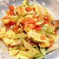 彩人✿'s cooksnap of when they made レタストマト卵炒め!低カロリーダイエット.