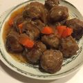 ＊kanakana＊'s cooksnap of when they made 肉だんごの甘酢あんかけ～冷食で人気の味！.