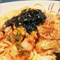 クックMA37UT☆'s cooksnap of when they made 混ぜるだけ！簡単！豚キムチパスタ！.