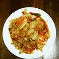 みんそよ's cooksnap of when they made 豚肉とキャベツのピリ辛炒め.