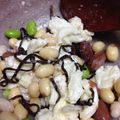 dekoponyan's cooksnap of when they made 枝豆とモッツァレラの塩昆布和え.