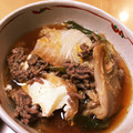 かちゃみ's cooksnap of when they made お鍋にお任せ！白菜のすき焼き風煮込み.