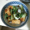 RRchama's cooksnap of when they made 厚揚げと青梗菜の旨煮.