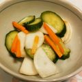 ゆうちょ。's cooksnap of when they made ビニール袋でかぶときゅうりの浅漬け.