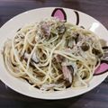 Lycheesoda's cooksnap of when they made 麺つゆで簡単和風パスタ.