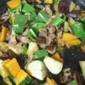 S☆Cママ's cooksnap of when they made 茄子とコマ肉の甘辛炒め.
