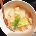 15947's cooksnap of when they made カブとエビの白だし煮.