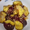 tomo321s's cooksnap of when they made 揚げずに簡単☆ほくほく大学芋.