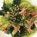 ぽぽろん123's cooksnap of when they made 簡単☆チンゲン菜とツナのゴマ炒め♪.