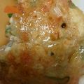 手作り★ママ's cooksnap of when they made 肉なし豆腐ﾊﾝﾊﾞｰｸﾞ簡単ｿｰｽかけ♪.