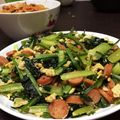 310ゆう's cooksnap of when they made ほうれん草とウインナーの卵炒め.