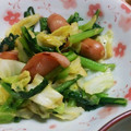 ＠みぃ's cooksnap of when they made キャベツとほうれん草のチーズ炒め.