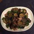 クックKZ2CVR☆'s cooksnap of when they made 簡単♪なすとピーマンとベーコン炒め.