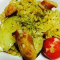 あこ♪あき's cooksnap of when they made ■ソーセージ＆さつま芋のチーズカレーご飯.