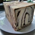 cmsister's cooksnap of when they made *～角食の折込パン（チョコ）１斤～*.