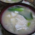 春小町's cooksnap of when they made とろとろ、山芋の味噌汁.