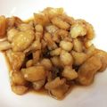 HomaRuu's cooksnap of when they made 簡単！鶏皮の甘辛和え.