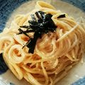pamunao's cooksnap of when they made 簡単！早い！明太子クリームパスタ.