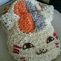 まぁ➰ひママ's cooksnap of when they made 実物大？にゃんこ先生デコケーキ*誕生日に.
