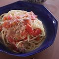 okamo1970's cooksnap of when they made ランチに☆簡単トマトツナおろしパスタ.