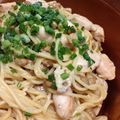 クックCFVMUK☆'s cooksnap of when they made 簡単☆塩麹ササミの納豆パスタ☆.