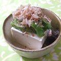 moruchama's cooksnap of when they made 豆腐のゴーヤ梅おかかのせ.