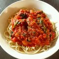 みんてあ's cooksnap of when they made ◆ツナとほうれん草のトマトスパゲッティ◆.
