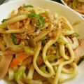 Hirarinn☆'s cooksnap of when they made 10分で完成簡単豚バラ焼きうどん.