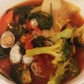 ヒナごはん's cooksnap of when they made 超簡単！トマト鍋スープ.