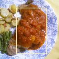 ひトみ's cooksnap of when they made ポークソテー*チーズ＆トマトソースで*.