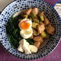 クマたぬき's cooksnap of when they made 超！ホウレン草！鶏肉アボガドサラダ！.