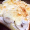 aiz's cooksnap of when they made ｡ஐ｡完熟バナナＷチーズトースト｡ஐ｡.