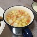 ねむねむ♪'s cooksnap of when they made 風邪対策？リンゴショウガ大根スープ.