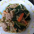 ★くまた★☆'s cooksnap of when they made おかわり！ほうれん草と豚のバタポン炒め.
