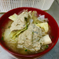 K万理's cooksnap of when they made 旬の魚♪さんま・あじ・いわしのつみれ汁♪.