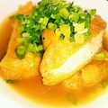 ユーロン's cooksnap of when they made 油揚げの甘辛煮.