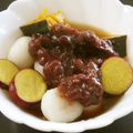 スタイリッシュママ's cooksnap of when they made 懐かしい母の味♡お月見だんご*ぜんざい.