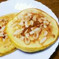 mimies's cooksnap of when they made カリッとふわっとアーモンドパンケーキ.