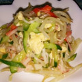 poma1125's cooksnap of when they made 簡単.もやし、きゅうり、かにかまの酢の物.