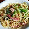 みやこはるか's cooksnap of when they made 簡単♪和風たらこと焼きねぎのパスタ.