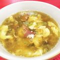 火星撃ち's cooksnap of when they made セロリとベーコンの中華かき玉スープ.