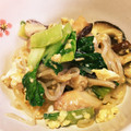 ティモしー's cooksnap of when they made ご飯がすすむターツァイと春雨の卵とじ.
